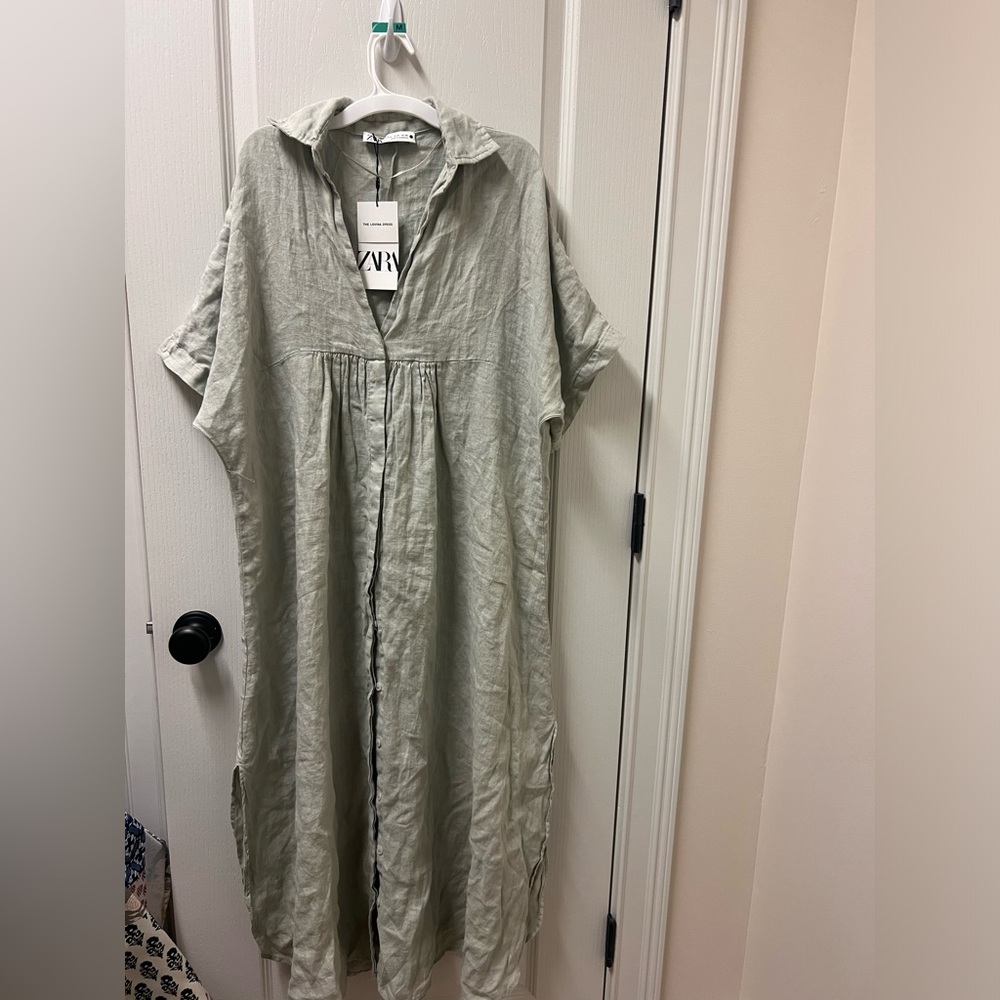 Linen dress from Zara